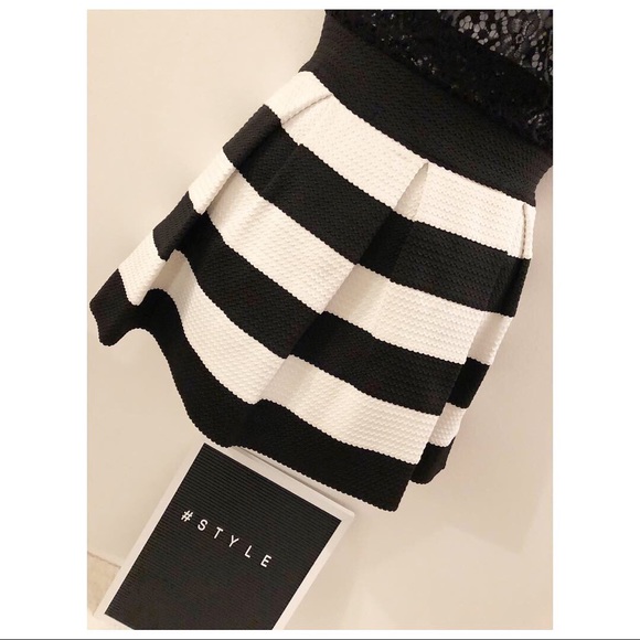 Black and White Skirt - Picture 2 of 4